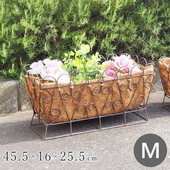 楽天市場】【あす楽】 プランター 長方形 おしゃれ 深め ベランダ 横長