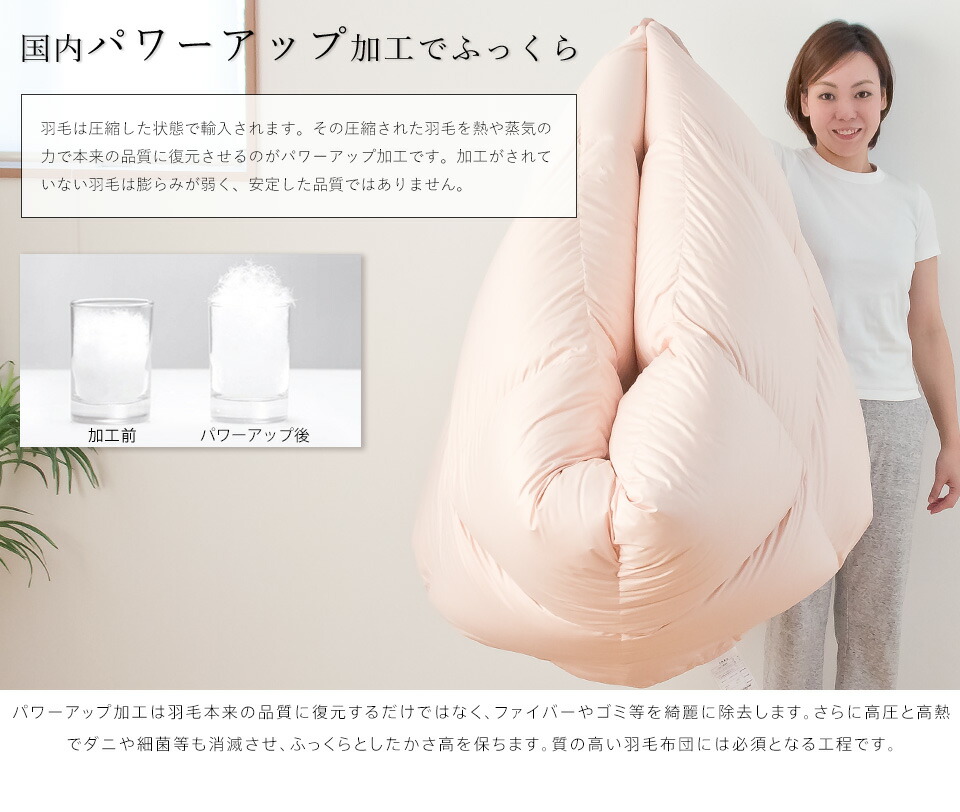 楽天市場】【3/1限定クーポンで11%OFF】ハンガリー産ダウン93％ 羽毛