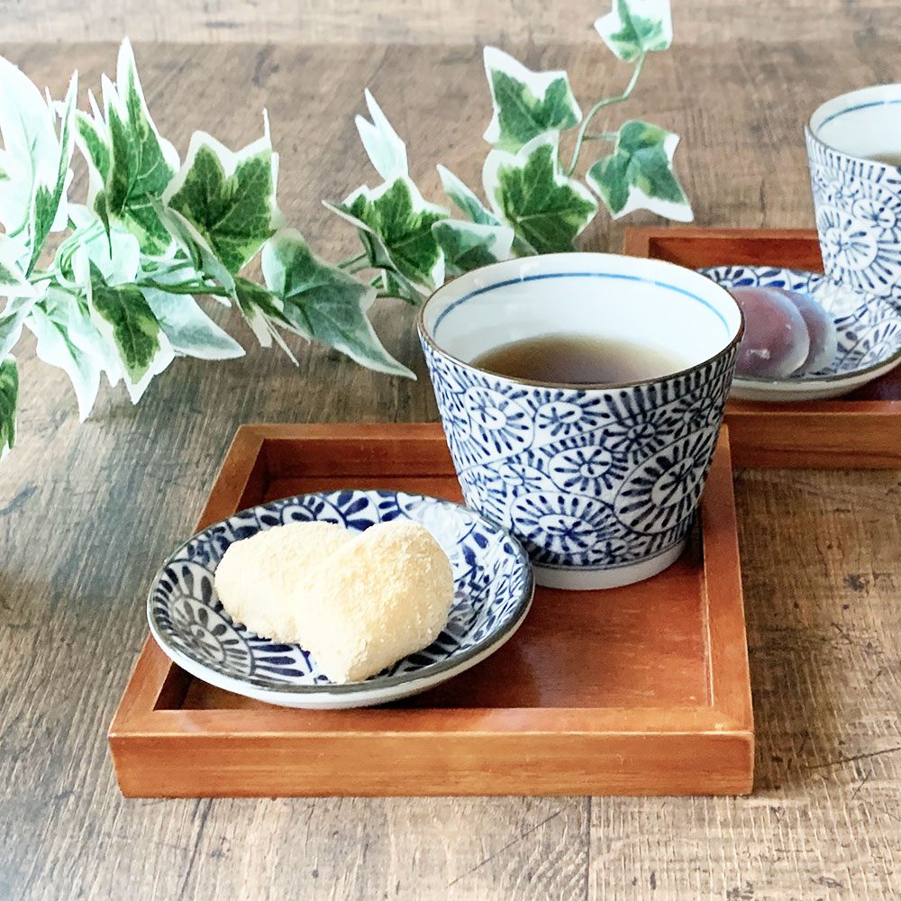 楽天市場】豆皿 おしゃれ 藍染 タコ唐草 9cm 小皿 しょうゆ皿 醤油皿