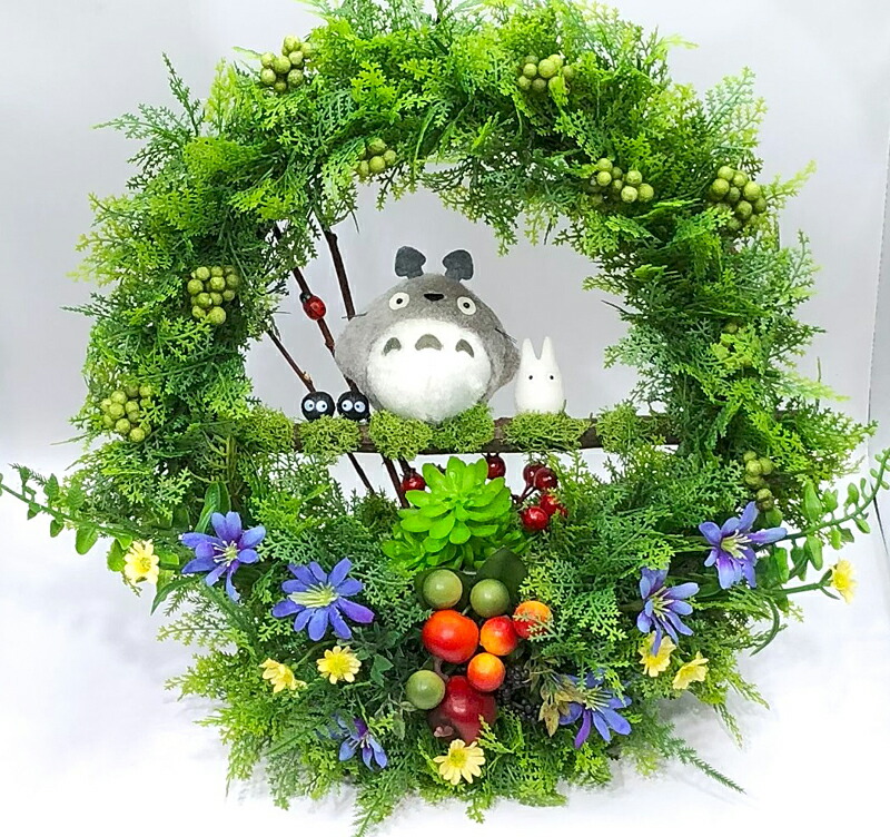 楽天市場】ジブリ となりのトトロ「親子仲良しリース止まり木 parent