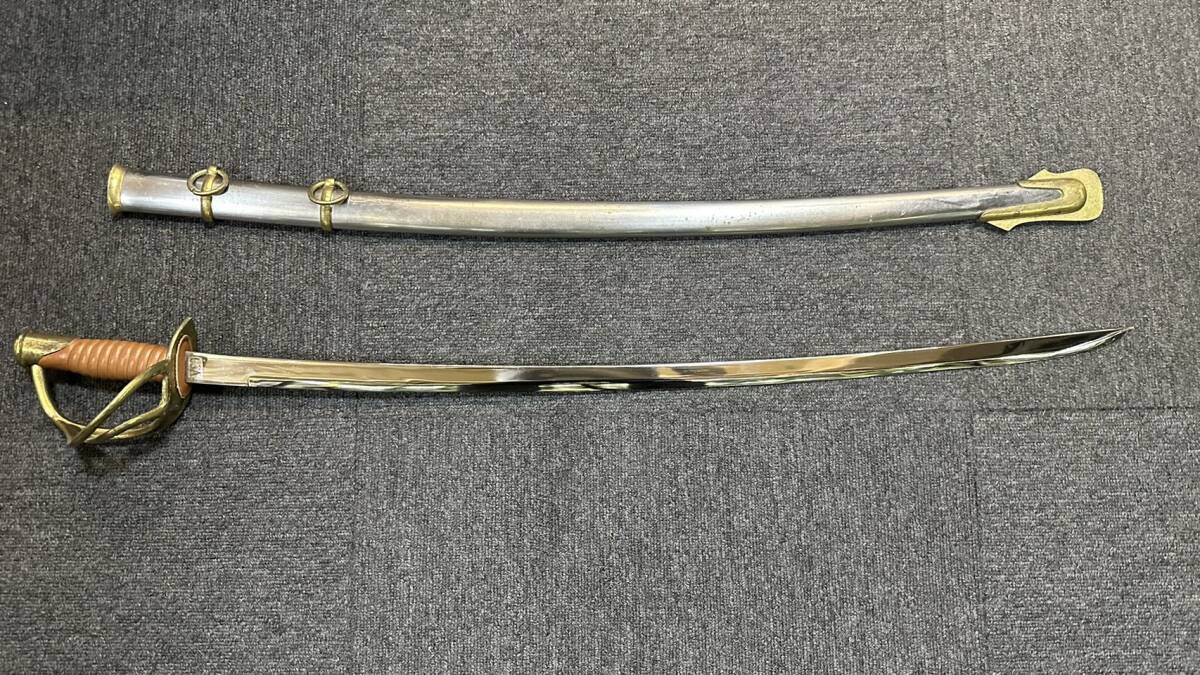Yahoo!オークション - 南軍 士官サーベル 騎兵 軍刀 指揮刀 模造刀 米