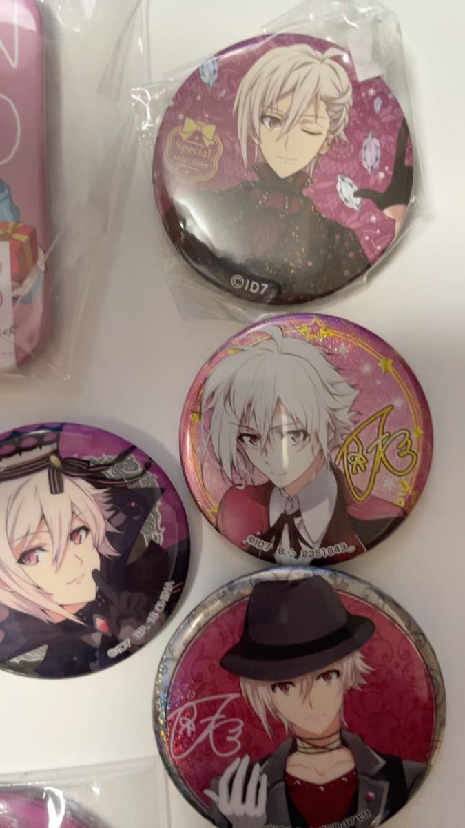 アイナナ TRIGGER 九条天 缶バッジ expo クリア カード ウエハース