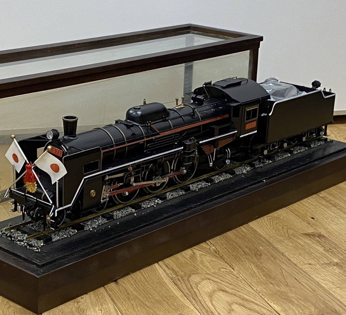 Yahoo!オークション - 国鉄 鉄道模型 大型 C571 蒸気機関車 皇族 ガラ