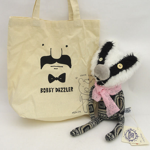 新品 Bobby Dazzler 男の子 ぬいぐるみ タグ•トートバッグ付き 2026年