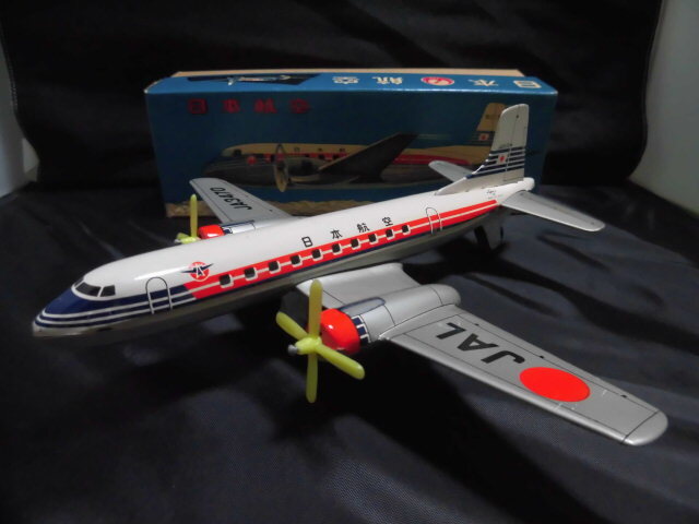 Yahoo!オークション -「日本航空飛行機」(ブリキ) (ビンテージ)の落札