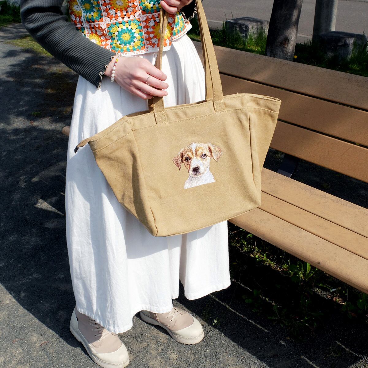 ハンドメイド オーダーページ パネル トートバッグ ポーチ 女の子