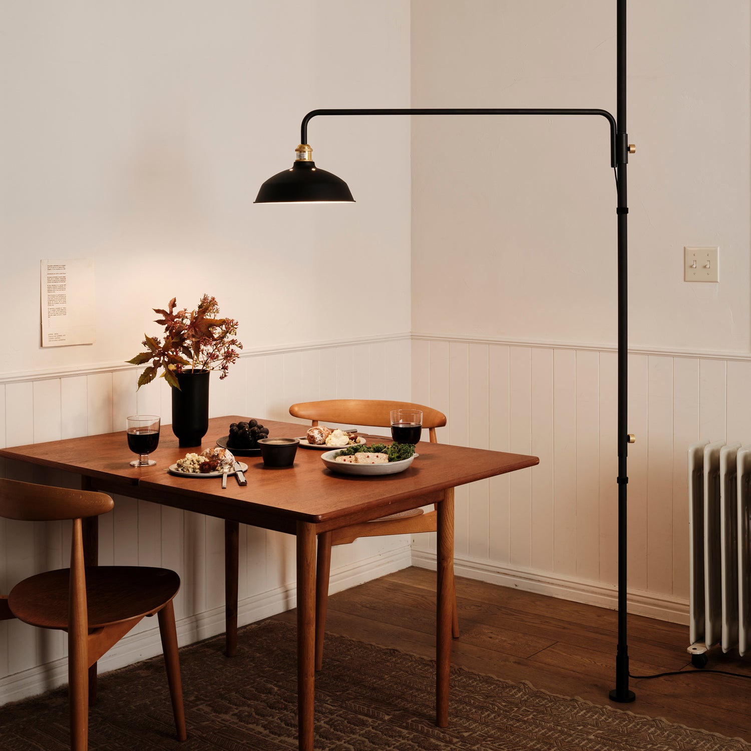 ShadeArmL Floorlight Set / シェードアームL フロアライト セット BK