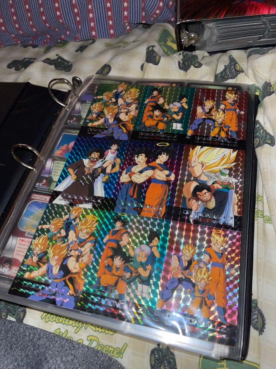 extremely rare* Dragon Ball Z cards 2001 ccg uncut sheet | eBay