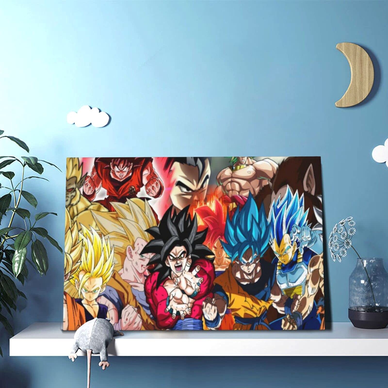 Amazon.co.jp: ドラゴンボール フレームレス装飾画 インテリア装飾
