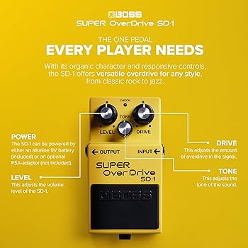 Amazon | BOSS Super OverDrive SD-1 | ディストーション・オーバー