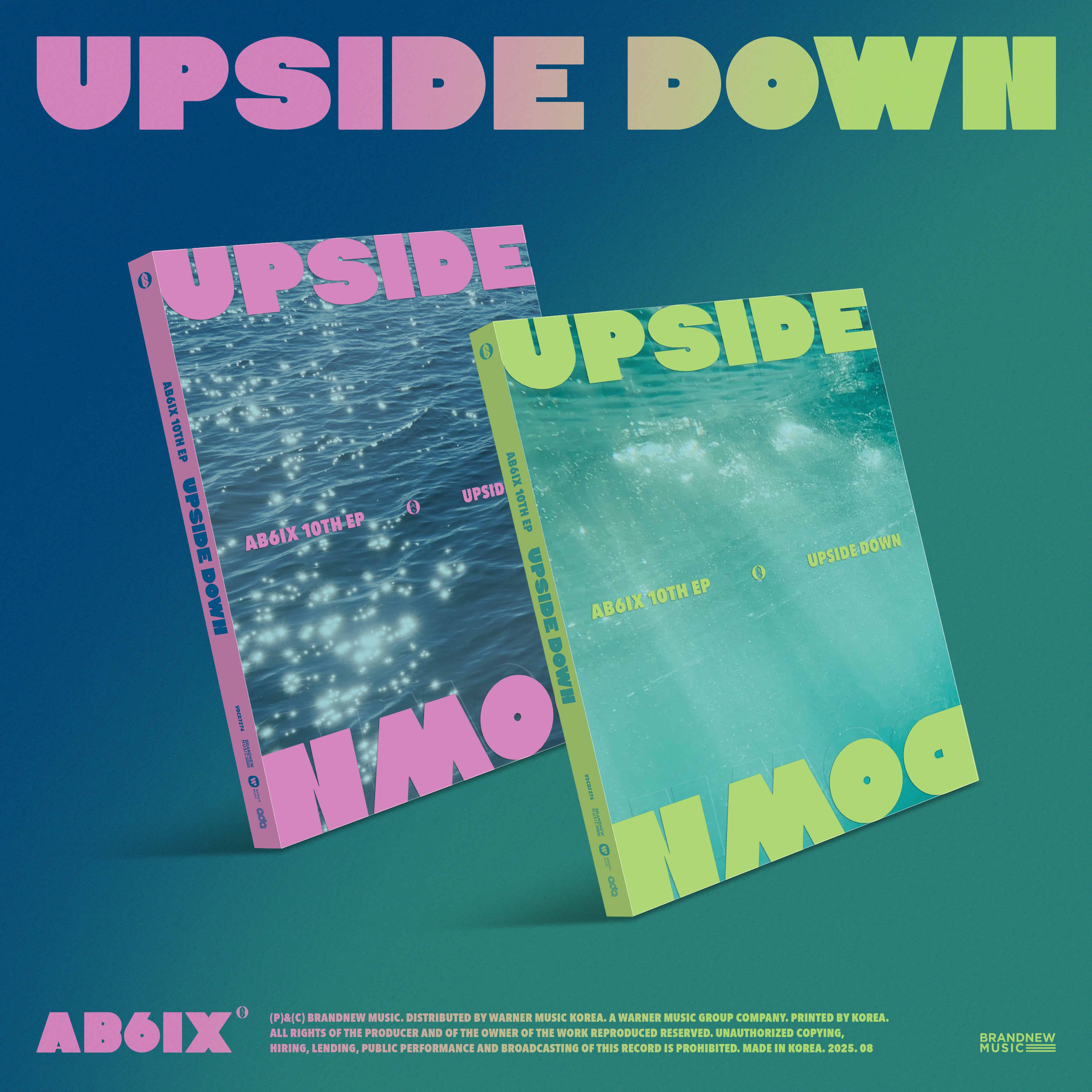 AB6IX 10TH EP [UPSIDE DOWN] 日本限定特典付き正規輸入盤の販売決定
