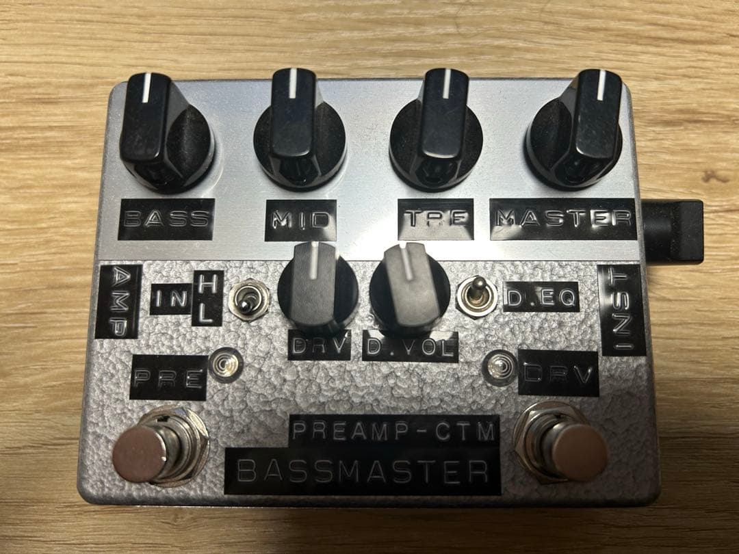 ベース Shin's Music BASSMASTER PREAMP-CTM Shin's MUSIC, BASSMASTER PREAMP, grey hammer - Haar Guitars and Parts