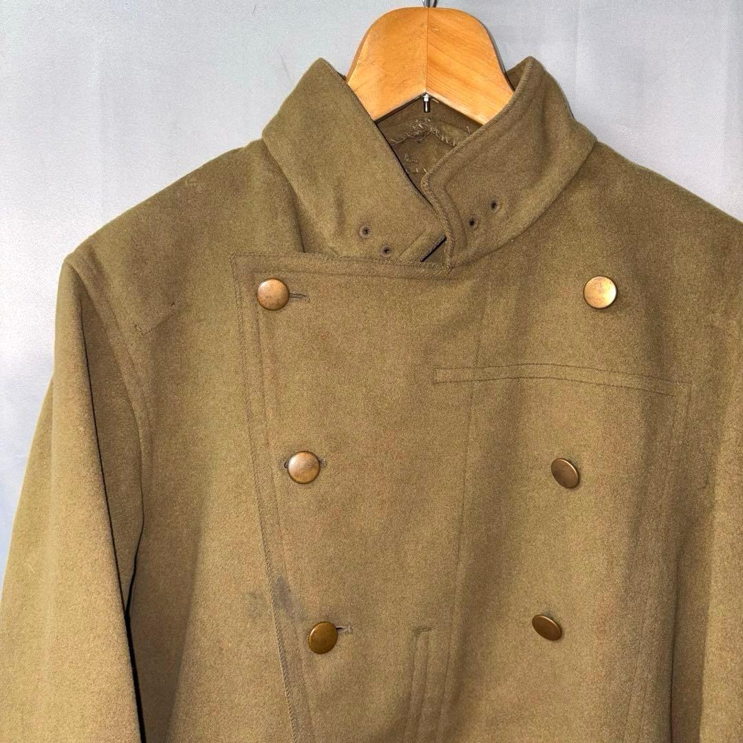 40s大日本帝国 陸軍 明治 陸軍 将校 外套 ミリタリー コート ウール L