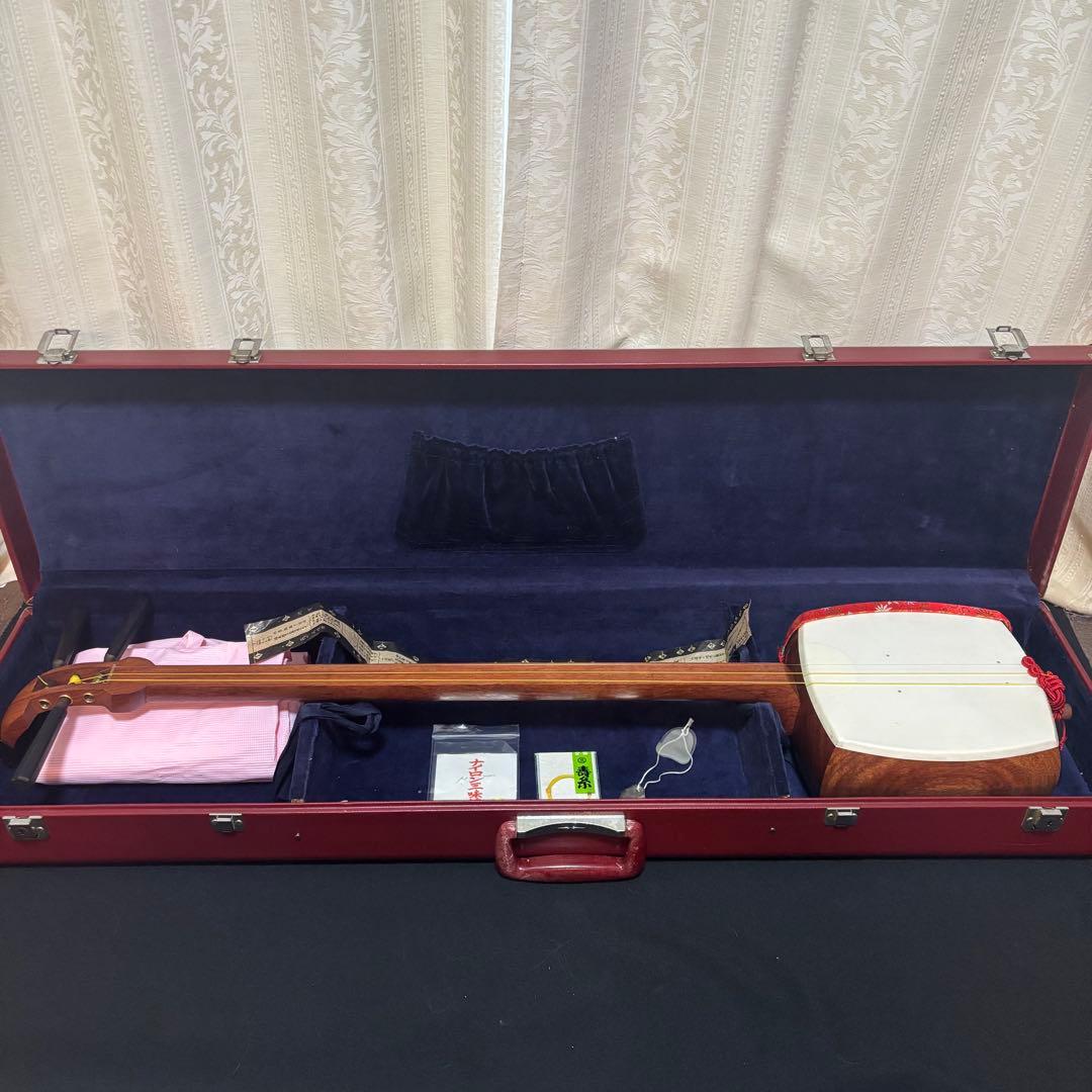 中古の三味線 中古三味線】民謡金細三味線・1.5寸短（完成品）【和楽器市場】