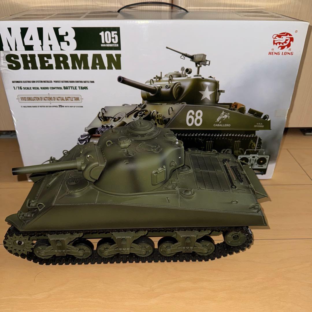 1/16 M4A3シャーマン ヘンロン製ラジコン戦車 - メルカリ