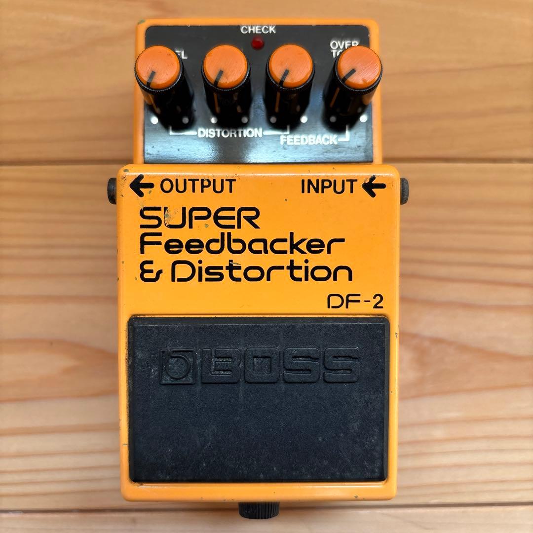BOSS DF-2 スーパーフィードバッカー & ディストーション Boss DF-2 Super Feedbacker & Distortion Guitar Pedal Made in Japan