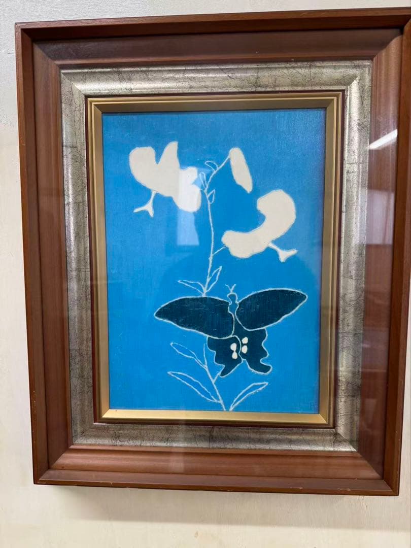 中古 (未使用) 熊谷守一 「 鬼百合に揚羽蝶 」 シルクスクリーン 版画 楽天市場】熊谷守一 「 鬼百合に揚羽蝶 」 シルクスクリーン 版画