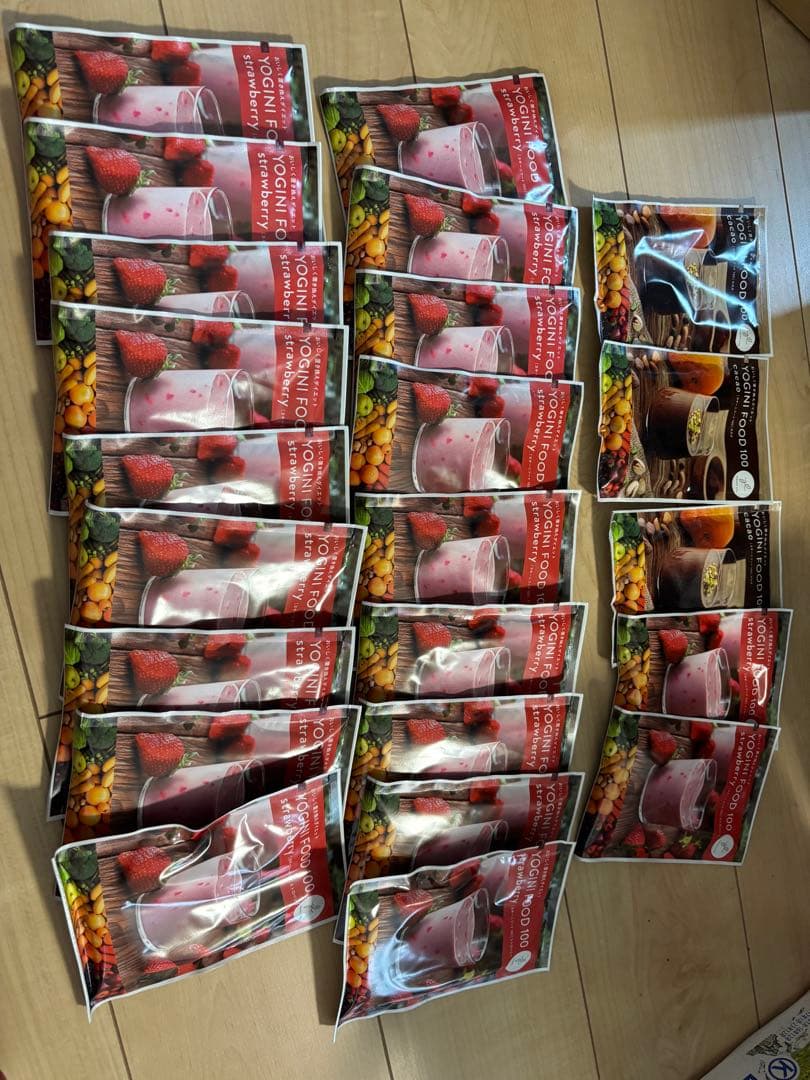 LAVA ヨギニフード100 定期購入】Yoganic Life ヨギーニフード100 ストロベリー(1袋37.5g×21