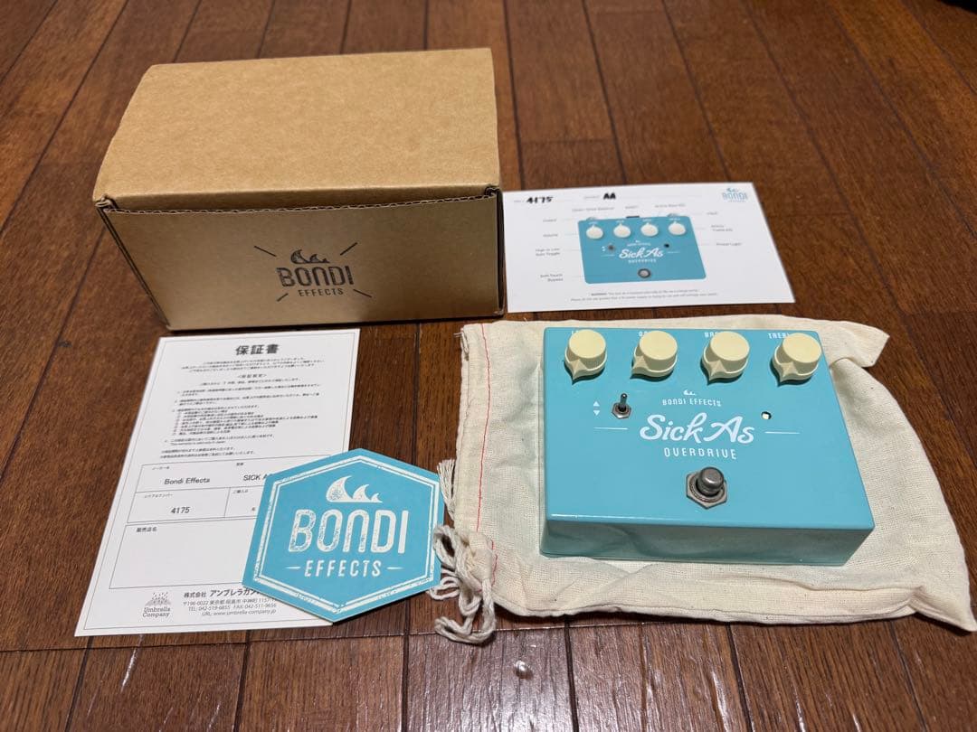 ギター Bodi Effects Sick As Overdrive Sick As Overdrive – Bondi Effects