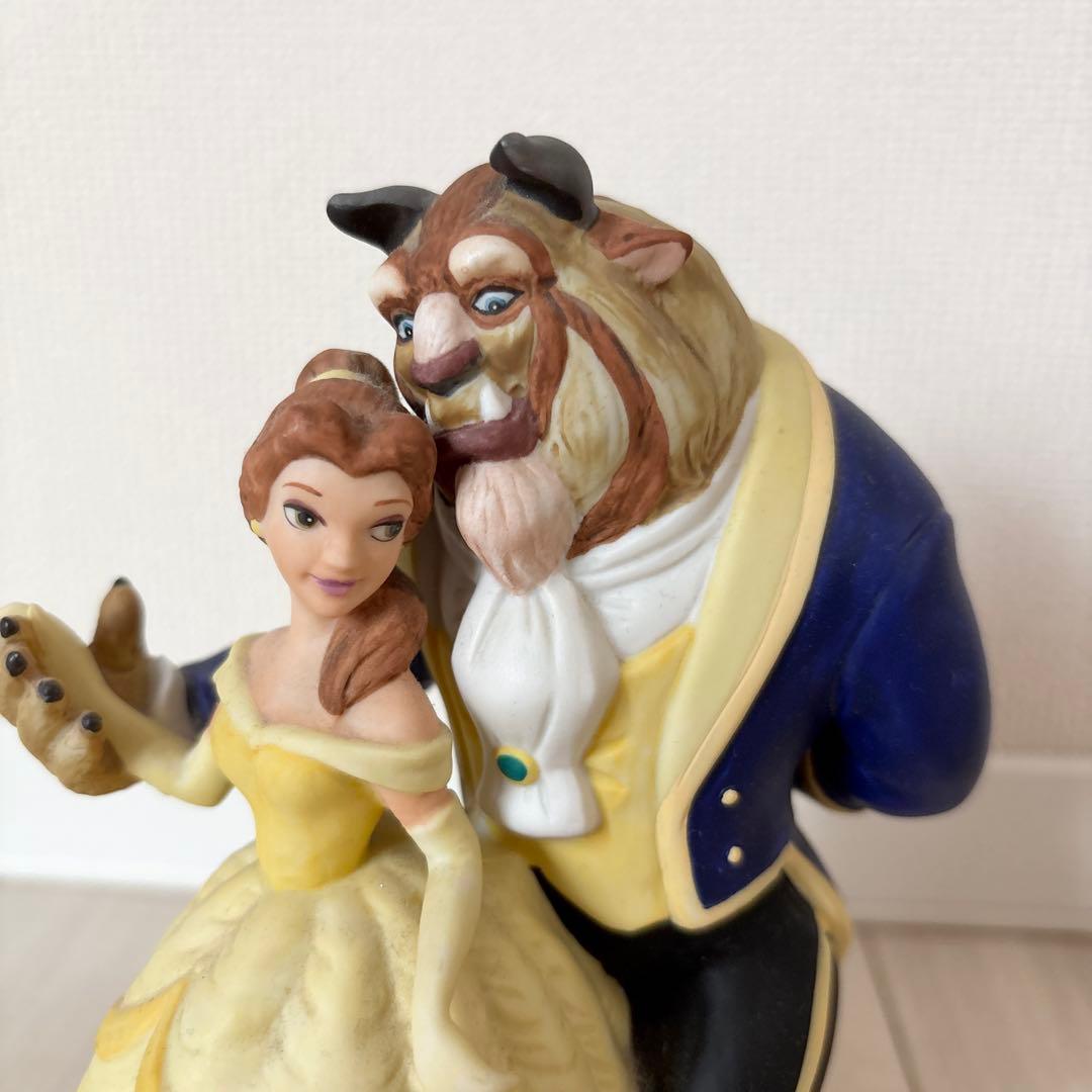 状態良好 美女と野獣 陶器製オルゴール - メルカリ