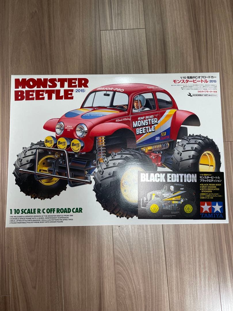 [価格変更 ]タミヤモンスタービートル ブラックエディション（組み立てキット） タミヤ RC特別企画商品 1/10RC モンスタービートル ブラック