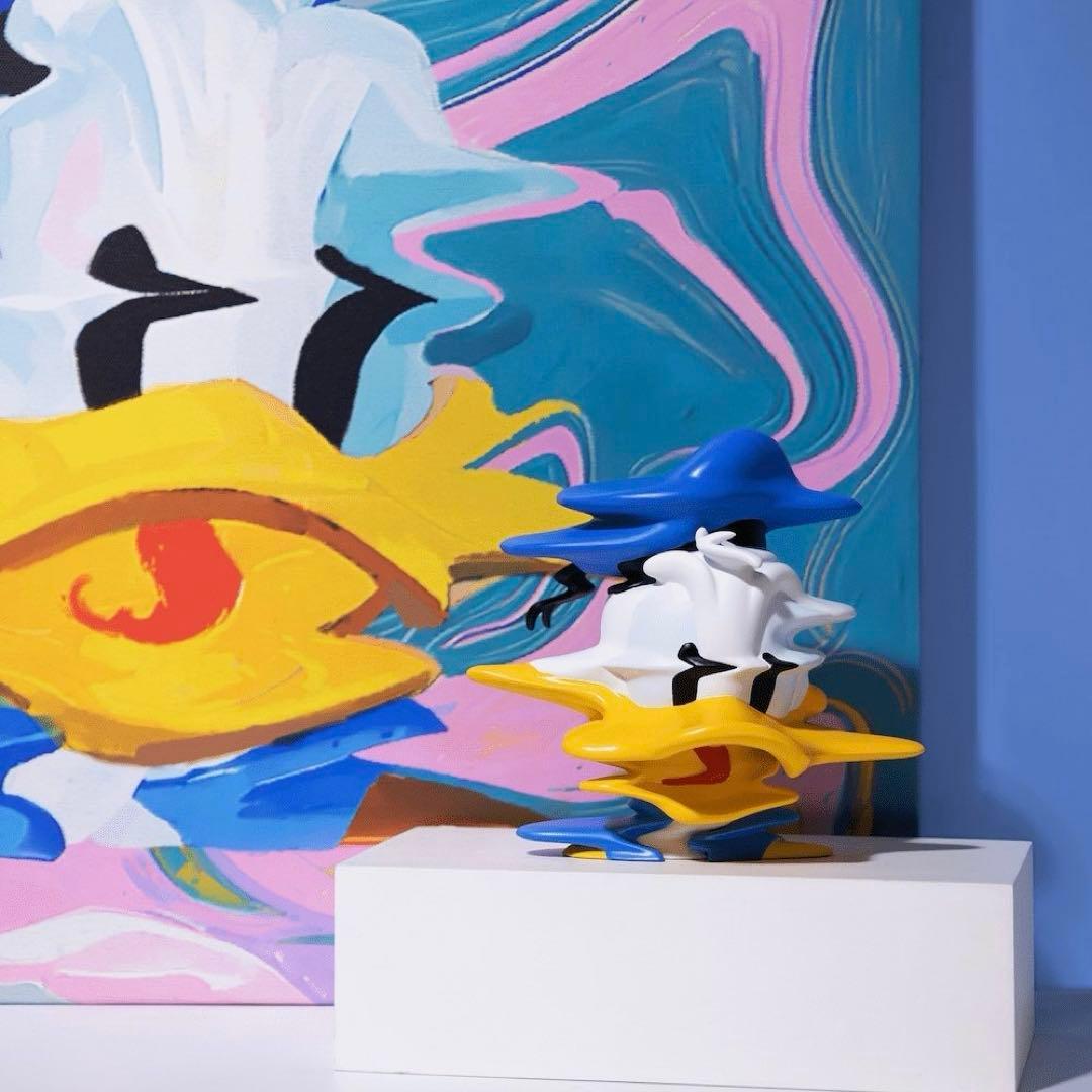 Liquid Modernity アート フィギュア ドナルド ミッキーマウス Disney（ディズニー） 52TOYS 3.75'シリーズ ミッキーアンドフレンズ